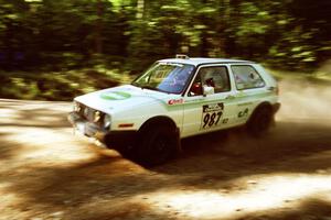 Peter Reilly / Dave Shindle VW Golf on SS5, Colton Stock.