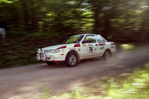 Ted Mendham / Lise Mendham Nissan Sentra SE-R on SS5, Colton Stock.