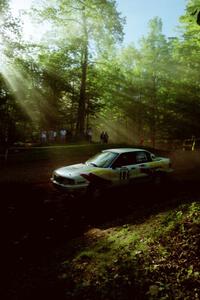 Jerry Cuffe	/ Sean O'Reilly Audi 80 Quattro at the first hairpin on SS8, Rim Stock.