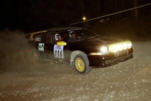 Tom Lawless / Brendan Lawless Mitsubishi Eclipse at the first hairpin on SS8, Rim Stock.