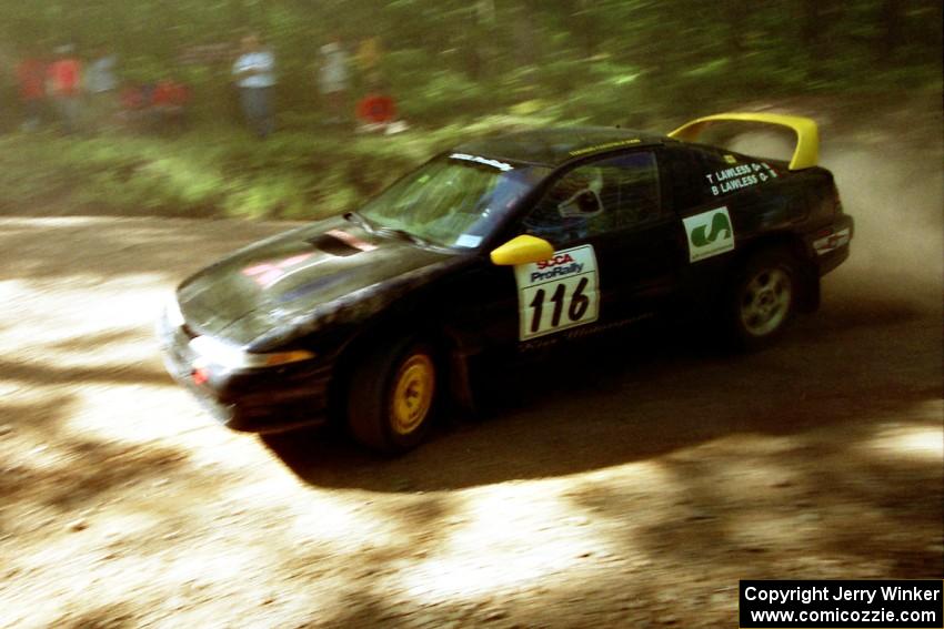 Tom Lawless / Brendan Lawless Mitsubishi Eclipse on SS5, Colton Stock.