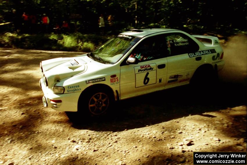 Henry Krolikowski / Cindy Krolikowski Subaru WRX STi on SS5, Colton Stock.