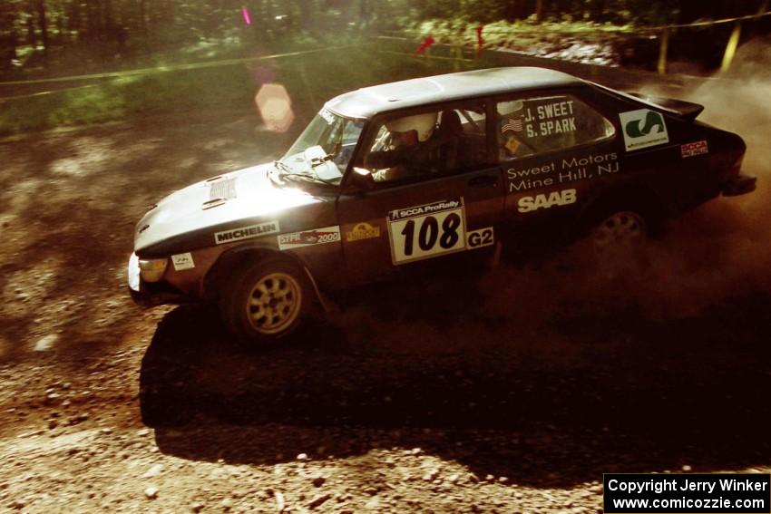 Jerry Sweet / Stuart Spark SAAB 99EMS on SS5, Colton Stock.