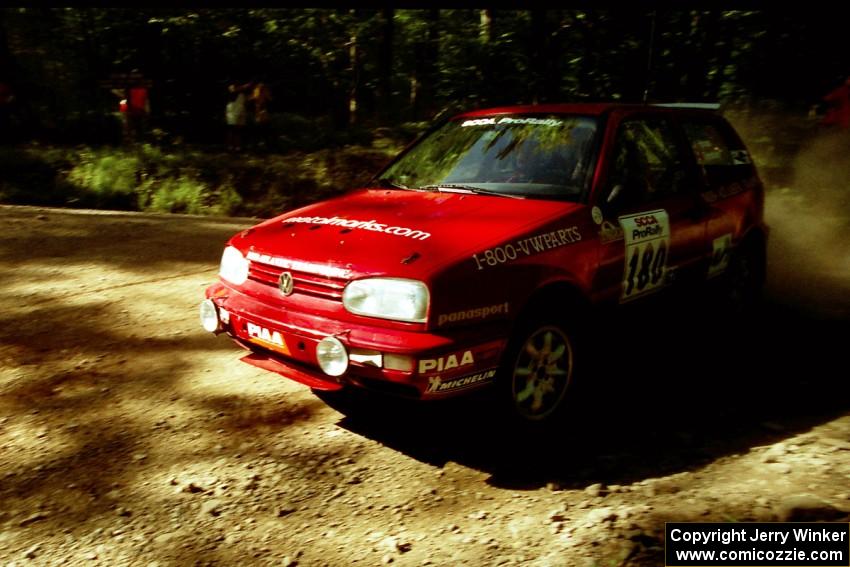 Chris Havas / Éric Tremblay VW Golf on SS5, Colton Stock.