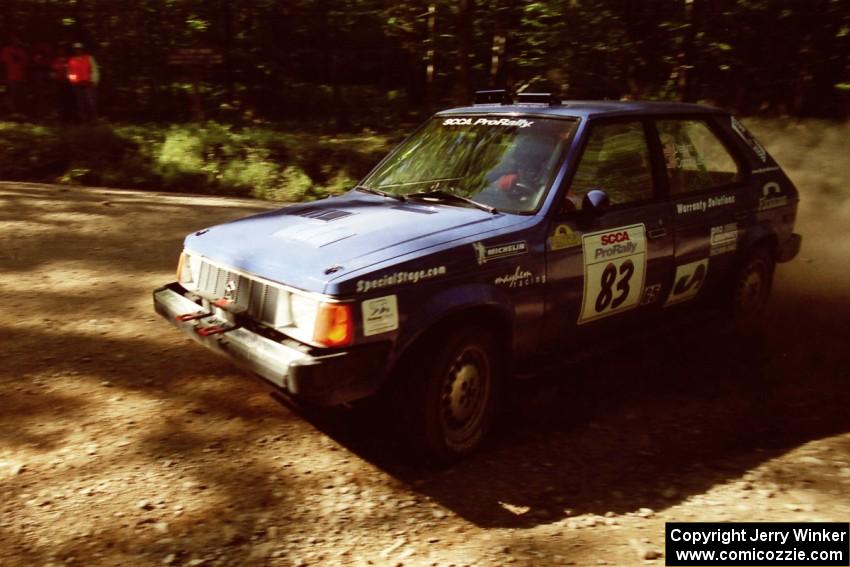 Mark Utecht / Brenda Corneliusen Dodge Omni GLH-Turbo on SS5, Colton Stock.