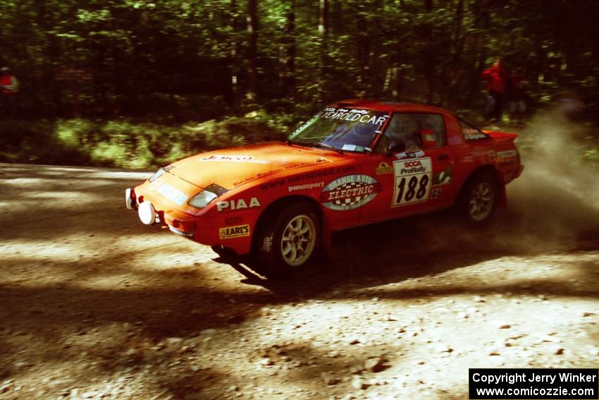 Andrew Havas / Scott Slingerland Mazda RX-7 on SS5, Colton Stock.