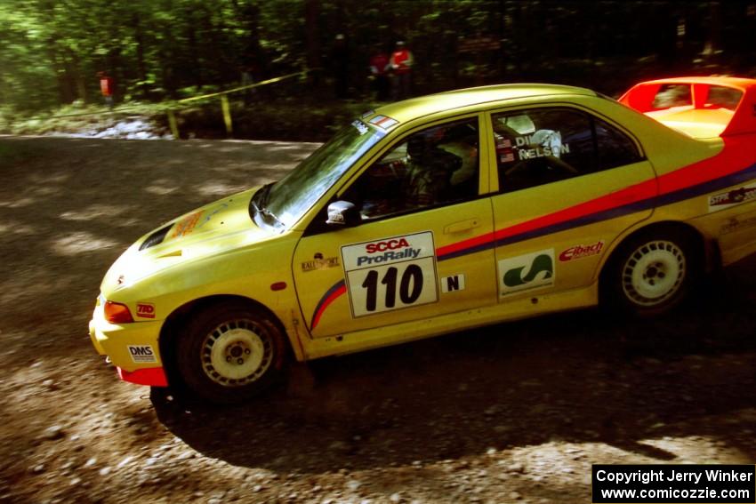 Mark Nelson / John Dillon Mitsubishi Lancer Evo IV on SS5, Colton Stock.