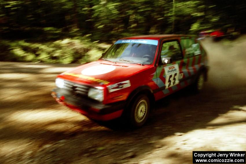 Brian Vinson / Luke Stuart VW GTI on SS5, Colton Stock.