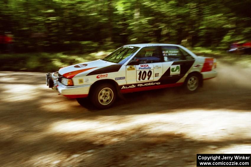 James Frandsen / Jeff Williams Audi 200 Quattro on SS5, Colton Stock.