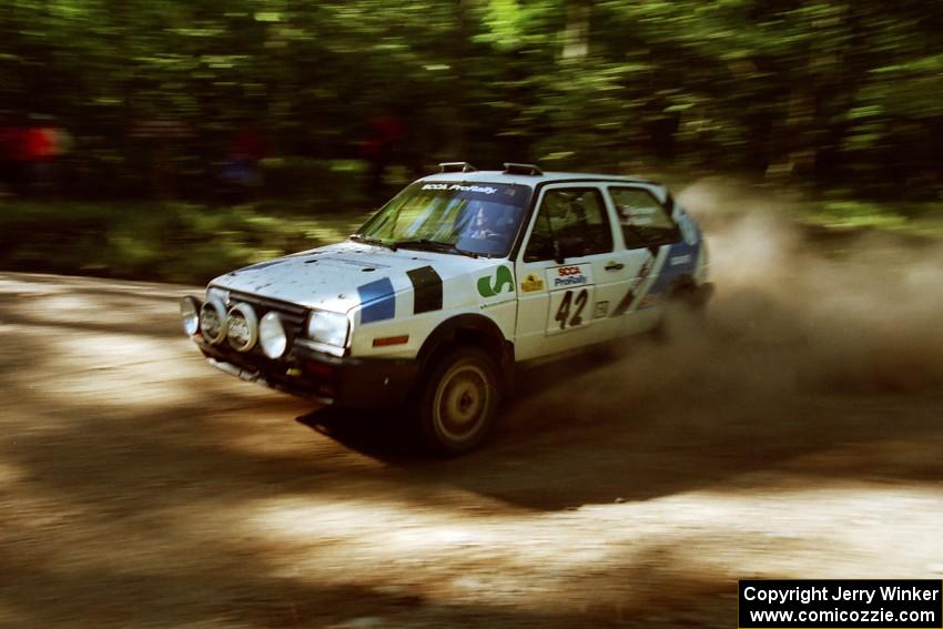 Eric Burmeister / Mark Buskirk VW GTI on SS5, Colton Stock.