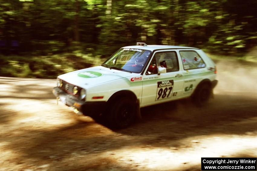 Peter Reilly / Dave Shindle VW Golf on SS5, Colton Stock.