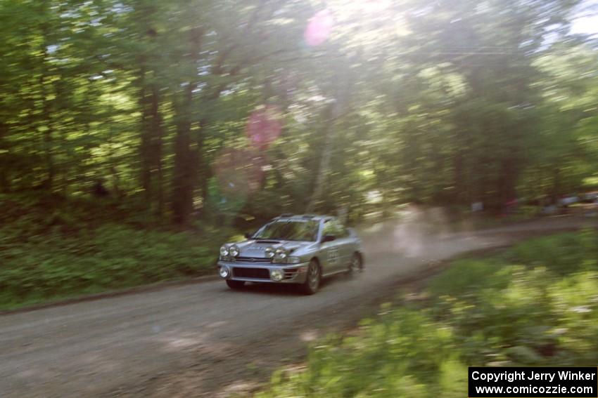 Russ Hodges / Jeff Secor Subaru WRX on SS5, Colton Stock.