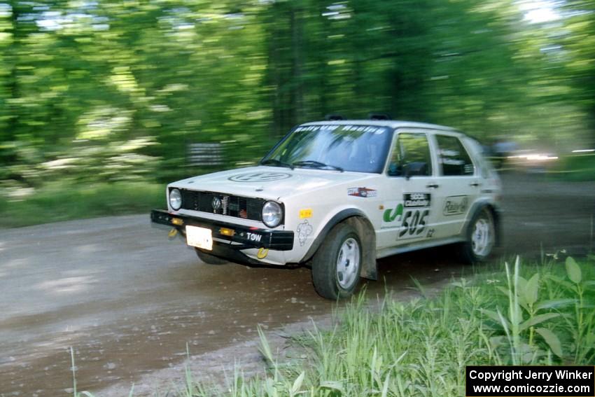 Jon Hamilton / Josh Westhoven VW Rabbit on SS5, Colton Stock.