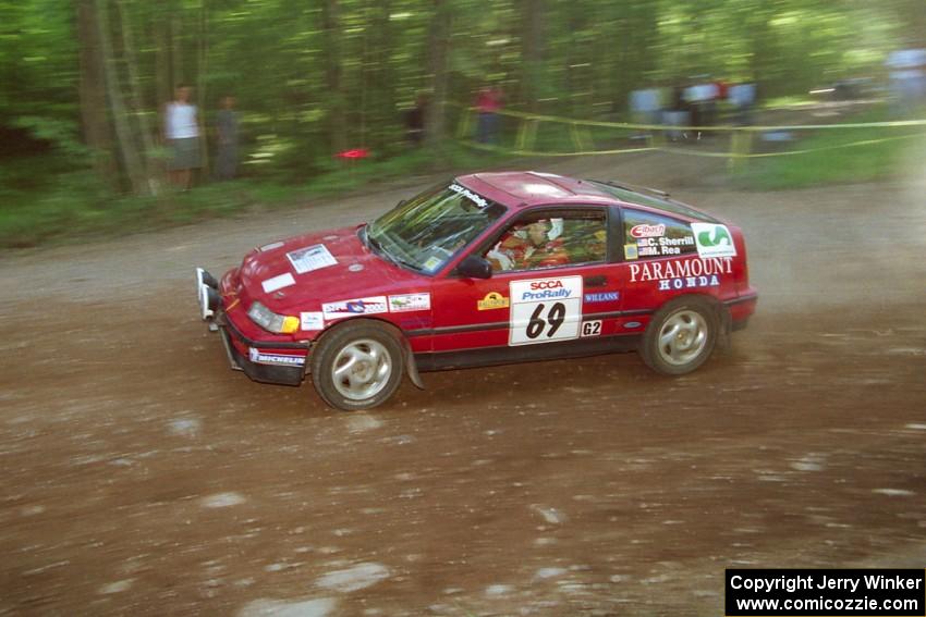 Charles Sherrill / Mark Rea Honda CRX Si on SS5, Colton Stock.