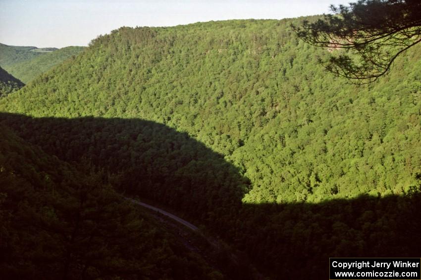 View of the Grand Canyon of the East in Pennsylvania