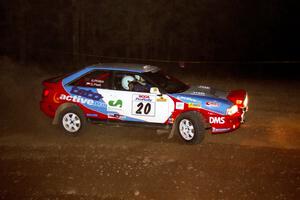 George Plsek / Renn Phillips Audi S2 Quattro at the first hairpin on SS8, Rim Stock.