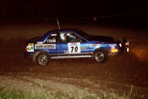 Kendall Russell / Diane Sargent Dodge Shadow at the first hairpin on SS8, Rim Stock.