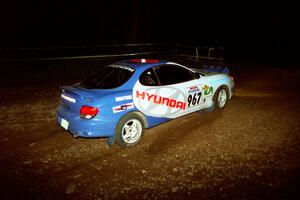 Andy Bornhop / Mark Williams Hyundai Tiburon on SS12, Painter Run II.
