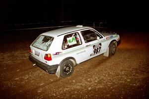 Peter Reilly / Dave Shindle VW Golf on SS12, Painter Run II.