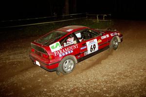 Charles Sherrill / Mark Rea Honda CRX Si on SS12, Painter Run II.