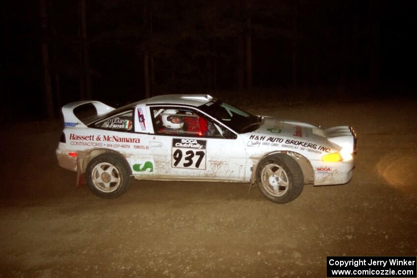 Patrick Farrell / Gerry O'Leary Eagle Talon at the first hairpin on SS8, Rim Stock.