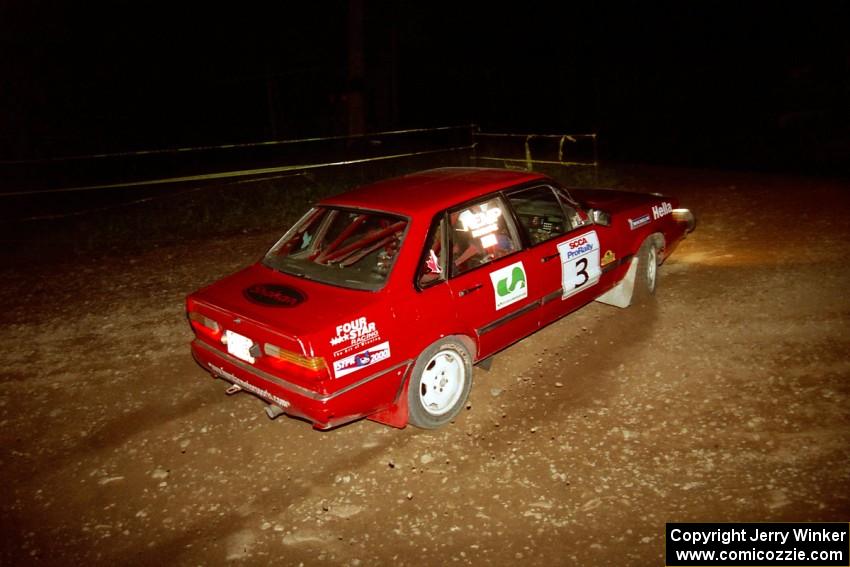 Jon Kemp / Gail McGuire Audi 4000 Quattro on SS12, Painter Run II.