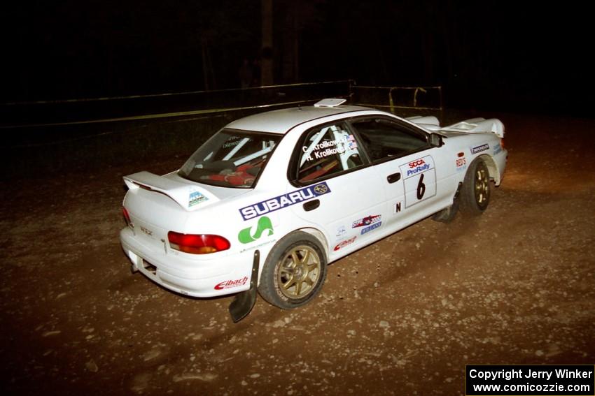 Henry Krolikowski / Cindy Krolikowski Subaru WRX STi on SS12, Painter Run II.