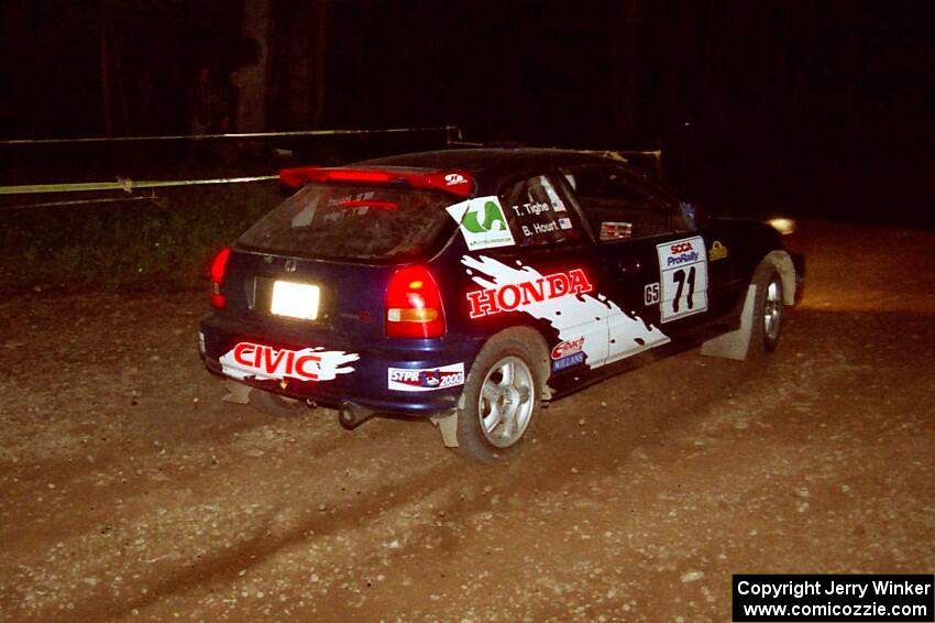 Bryan Hourt / Tom Tighe Honda Civic on SS12, Painter Run II.