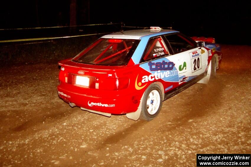 George Plsek / Renn Phillips Audi S2 Quattro on SS12, Painter Run II.