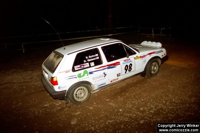 Bob Nielsen / Rob Bohn VW GTI on SS12, Painter Run II.