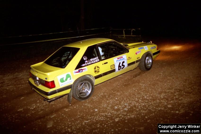 Don Rathgeber / Jimmy Brandt Ford Mustang on SS12, Painter Run II.