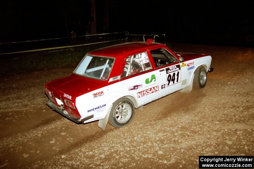 Dan Cook / Bill Rhodes Datsun 510 on SS12, Painter Run II.