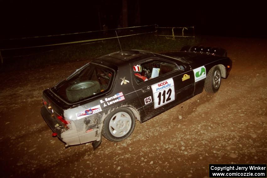 Jens Larsen / Bob Barrall Mazda RX-7 on SS12, Painter Run II.