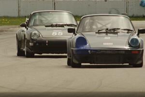 Phil Magney's ITE-1 Porsche 993 leads Craig Stephens' ITE-1 Porsche 911