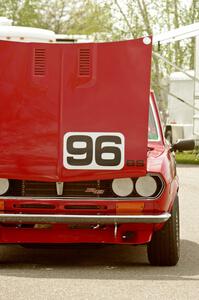 Greg Meyers' Mazda RX-2 ran in the vintage race