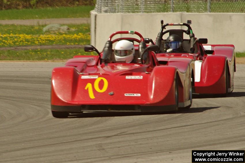 Bill Parenteau's and Jerret Gerber's Spec Racer Fords