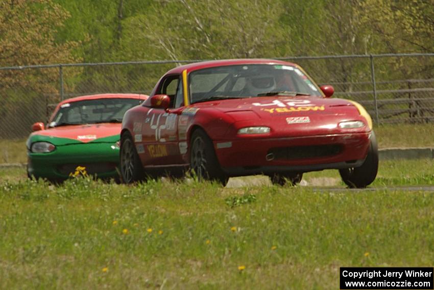 Greg Youngdahl's and Erik Nelson's Spec Miata Mazda Miatas
