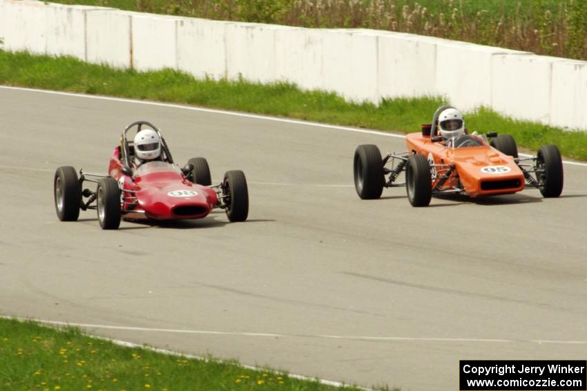 Jeff Ingebrigtson's Caldwell D9 and Rich Stadther's Dulon LD-9 Formula Fords