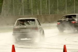 Shadetree Racing BMW 325 chases the North Loop Motorsport BMW 325i