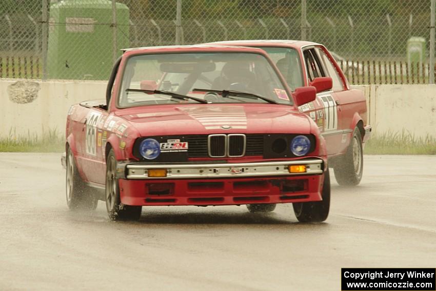 Missing Link Motorsports BMW 325 and Probs Racing BMW 325
