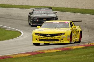 Bob Stretch's and Tom West's Chevy Camaros