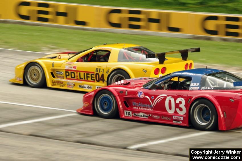Tony Ave's and Jim McAleese's Chevy Corvettes