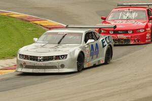 Adam Andretti's Chevy Camaro and Ron Keith's Ford Mustang