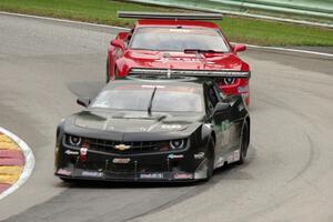 Tom West's and Ty Dillon's Chevy Camaros