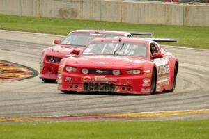 Ron Keith's Ford Mustang and Ty Dillon's Chevy Camaro