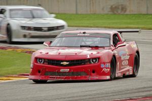 Cameron Lawrence's and Adam Andretti's Chevy Camaros