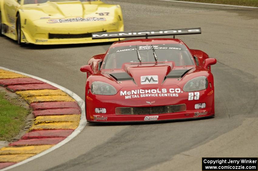 Amy Ruman's and Doug Peterson's Chevy Corvettes
