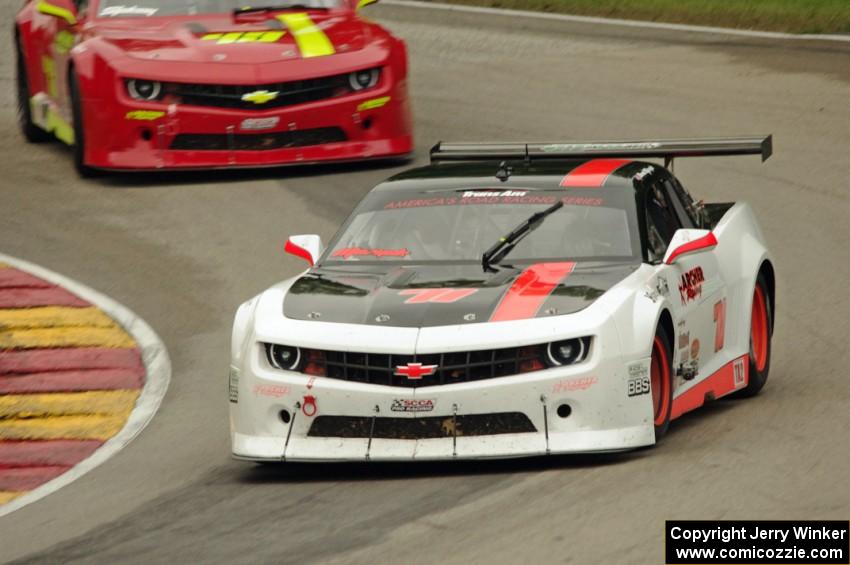 David Mazyck's and Nathan Stokey's Chevy Camaros