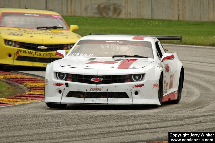 Frank Lussier's and Bob Stretch's Chevy Camaros