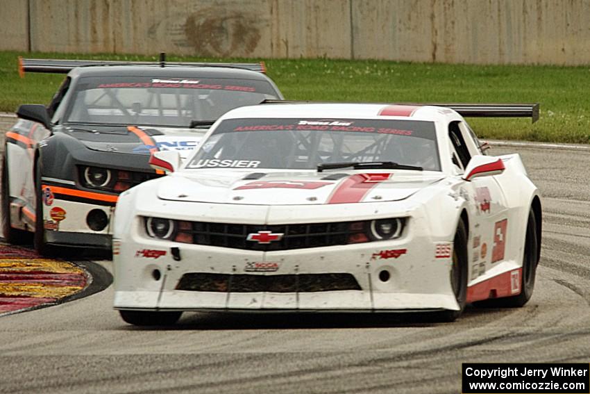 Frank Lussier's and Britt Casey's Chevy Camaros